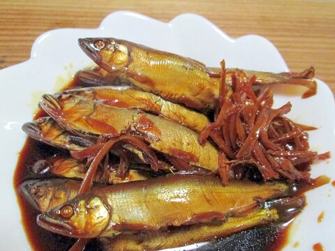 小鮎の甘露煮（圧力鍋使用）